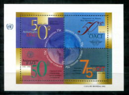 ARGENTINIEN 2268-2271 KB (1) Mnh - 50 Jahre UNO, UN 50th Anniversary, 50 Ans De L'ONU - ARGENTINA / ARGENTINE - Blocks & Kleinbögen