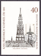 (640) Berlin Maximumkarte 1981 200. Geburtstag Von Karl Friedrich Schinkel (MKB-1-4) - Maximum Kaarten