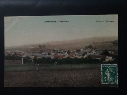 CHAMPAGNE 1925 - PANORAMA ( CARTE TOILEE ) - Champagne Sur Oise