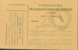 Guerre 14 CP FM Franchise Militaire Censure Dépôt PG Lille 1ère Région - 1. Weltkrieg 1914-1918