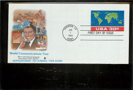 USA  -   Aerogramme - FDC 1983 - 30c. - 1981-00