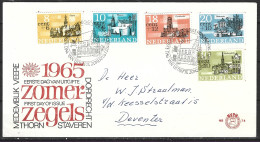 PAYS-BAS. N°817-21 Sur Enveloppe 1er Jour (FDC) De 1965. Villes Néerlandaises. - FDC