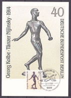 (655) Berlin Maximumkarte 1981 Skulpturen Des 20. Jahrhunderts (MKB-1-18) - Cartoline Maximum