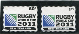 NEW ZEALAND - 2010  RUGBY WORLD CUP  SET  FINE  USED - Used Stamps