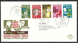 PAYS-BAS. N°804-8 Sur Enveloppe 1er Jour (FDC) De 1964. Danseuse Classique. - Danse