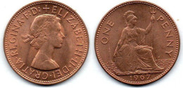 MA 24636 / Grande Bretagne - Great Britain 1 Penny 1967 SPL - C. 1/2 Penny