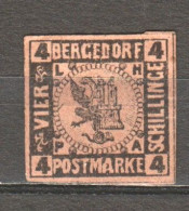 Germany Bergedorf 1861 Mi 6 MH - Bergedorf