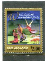 NEW ZEALAND - 2001  2$  CHRISTMAS  FINE  USED - Usati