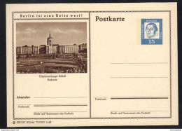 BERLIN - SCHLOSS - ALLEMAGNE - RFA - BRD / 1963 ENTIER POSTAL ILLUSTRE # 20/146 (ref E83) - Postkarten - Ungebraucht