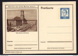 BERLIN - RATHAUS - ALLEMAGNE - RFA - BRD / 1963 ENTIER POSTAL ILLUSTRE # 20/149 (ref E86) - Postkarten - Ungebraucht