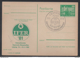 ESPERANTO / 1981 RDA ENTIER POSTAL ILLUSTRE (ref 8169a) - Esperanto