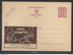 CHAUVE SOURIS - VAMPIRE - ELECTRO MENAGER  / BELGIQUE ENTIER POSTAL PUBLICITAIRE ILLUSTRE - PUBLIBEL (ref E1171) - Murciélagos