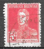 Général José San Martin : N°281 Chez YT. - Used Stamps