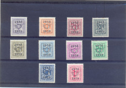 Reeks 51  PRE676/PRE685  Postgaaf ** MNH PRACHTIG - Typos 1951-80 (Chiffre Sur Lion)