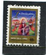 NEW ZEALAND - 2001  40c  CHRISTMAS  SELF ADHESIVE  FINE  USED - Oblitérés