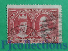 S36- CANADA 1908 RE EDWARD VII 2c.USATO - USED - Usati