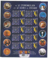 TIMBRE STAMP ZEGEL BELGIQUE  FEUILLET DE 10 X 4095 B 118 LES 12 SIGNES DU ZODIAQUE  XX - 2011-2020