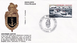 Enveloppe Gendarmerie Maritime 20 Janvier 1984 - Police & Gendarmerie