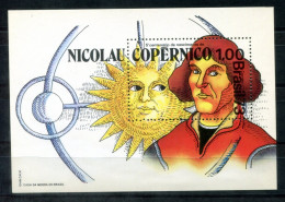 BRASILIEN Block 32, Bl.32 Mnh - Nikolaus Kopernikus, Copernicus - BRAZIL / BRÉSIL - Blocks & Kleinbögen