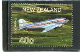 NEW ZEALAND - 2001  40c  DOUGLAS DC-3  FINE  USED - Used Stamps