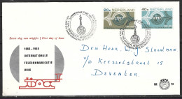PAYS-BAS. N°814-5 Sur Enveloppe 1er Jour (FDC) De 1965. UIT. - Other & Unclassified