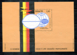 BRASILIEN Block 35, Bl.35 Mnh - Braille - BRAZIL / BRÉSIL - Blocks & Sheetlets