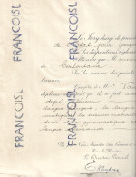Certificat De Fin D'études Moyennes Inférieures. Belgique 1913. - Diplômes & Bulletins Scolaires
