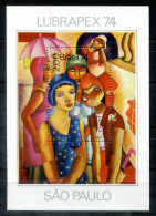 BRASILIEN Block 36, Bl.36 Mnh - Gemälde, Painting, Peinture, Lubrapex '74 - BRAZIL / BRÉSIL - Blocs-feuillets