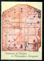 BRASILIEN Block 37, Bl.37 Mnh - Landkarte, Map, Carte - BRAZIL / BRÉSIL - Blocchi & Foglietti