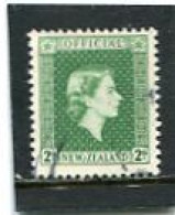 NEW ZEALAND - 1954  2d  SERVICE  ELISABETH  FINE  USED - Servizio