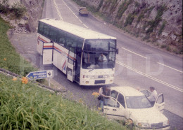 90s SAO MIGUEL AÇORES AUTOCARRO BUS PORTUGAL 35mm DIAPOSITIVE SLIDE NO PHOTO FOTO NB2715 - Diapositives