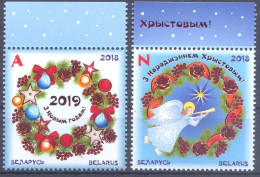 2018. Belarus, New Year And Christmas, 2v, Mint/** - Belarus