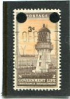 NEW ZEALAND - 1967  INSURANCE  3c On 4d  FINE  USED - Dienstmarken