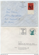 BIERE - BEER - BIER / 1967  & 1974 ALLEMAGNE - MUNCHEN - 2 OBLITERATIONS ILLUSTREES SUR LETTRE (ref 7830) - Cervezas