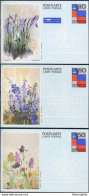 LIECHTENSTEIN /1987 SERIE COMPLETE DE 3 ENTIERS POSTAUX ILLUSTRES NEUFS (ref 3470) - Ganzsachen