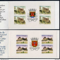 PORTUGAL / 1987 CHATEAUX 2 CARNETS COMPLETS # 1697/98 (ref 1422) - Libretti