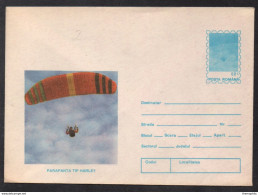 PARAPENTE - PARAGLIDING / 1994 ROUMANIE ENTIER POSTAL ILLUSTRE (ref LE1461) - Fallschirmspringen