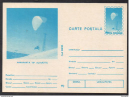 PARAPENTE - PARAGLIDING / 1994 ROUMANIE ENTIER POSTAL ILLUSTRE (ref LE1460) - Parachutisme