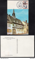 ALBERT SCHWEITZER - PRIX NOBEL / 1965 - KAYSERSBERG OB. ILLUSTREE 90EME ANNIVERSAIRE (ref 4330) - Albert Schweitzer