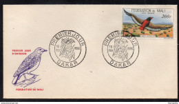 RAPACES - RAUBVÖGEL - BIRD OF PREY / 1960 MALI PA # 3 ENVELOPPE FDC (ref 7174) - Aigles & Rapaces Diurnes