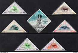 EUROPA 1961 - LUNDY - GB / 7 VIGNETTES DIFFERENTES ** NON DENTELEES (ref 3837) - 1961