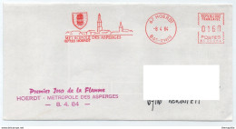 ASPERGES - SPARGEL / 1984 HOERDT ALSACE - EMA PREMIER JOUR (ref 6776a) - Alimentation