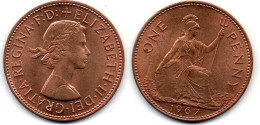 MA 24640 / Grande Bretagne - Great Britain 1 Penny 1967 SPL - C. 1/2 Penny