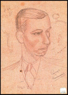 Carte Postale / Postkaart** - Kuifje / Tintin / Tim - Hergé, Georges Par Georges 1931 - Autoportrait - Philabédés (cómics)