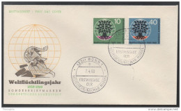 ANNEE MONDIALE DU REFUGIE /1960  ALLEMAGNE RFA - BONN - ENVELOPPE FDC / COTE 10 € (ref 3076) - Réfugiés