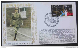 GENERAL DE GAULLE / 1988 ENVELOPPE  FDC   (ref 1271) - De Gaulle (Général)