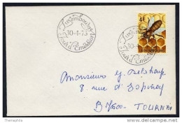 ABEILLES / 1973 LUXEMBOURG ENVELOPPE FDC (ref 1684) - Abeilles