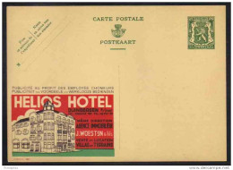 TOURISME - HOTEL - VACANCES - IMMOBILIER / BELGIQUE ENTIER POSTAL PUBLICITAIRE ILLUSTRE - PUBLIBEL (ref E309) - Hotels- Horeca