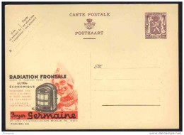 ENERGIE - CHARBON - CHAUFFAGE  / BELGIQUE ENTIER POSTAL PUBLICITAIRE ILLUSTRE - PUBLIBEL (ref E312) - Otros & Sin Clasificación