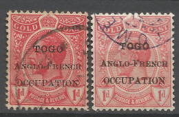 TOGO N° 60 Et 73 OBL / Used - Used Stamps